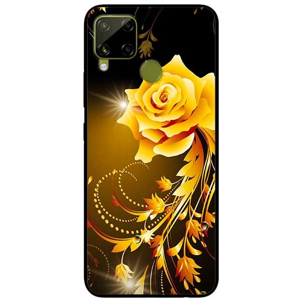 Ốp lưng dành cho Realme C15 mẫu Hoa Hồng