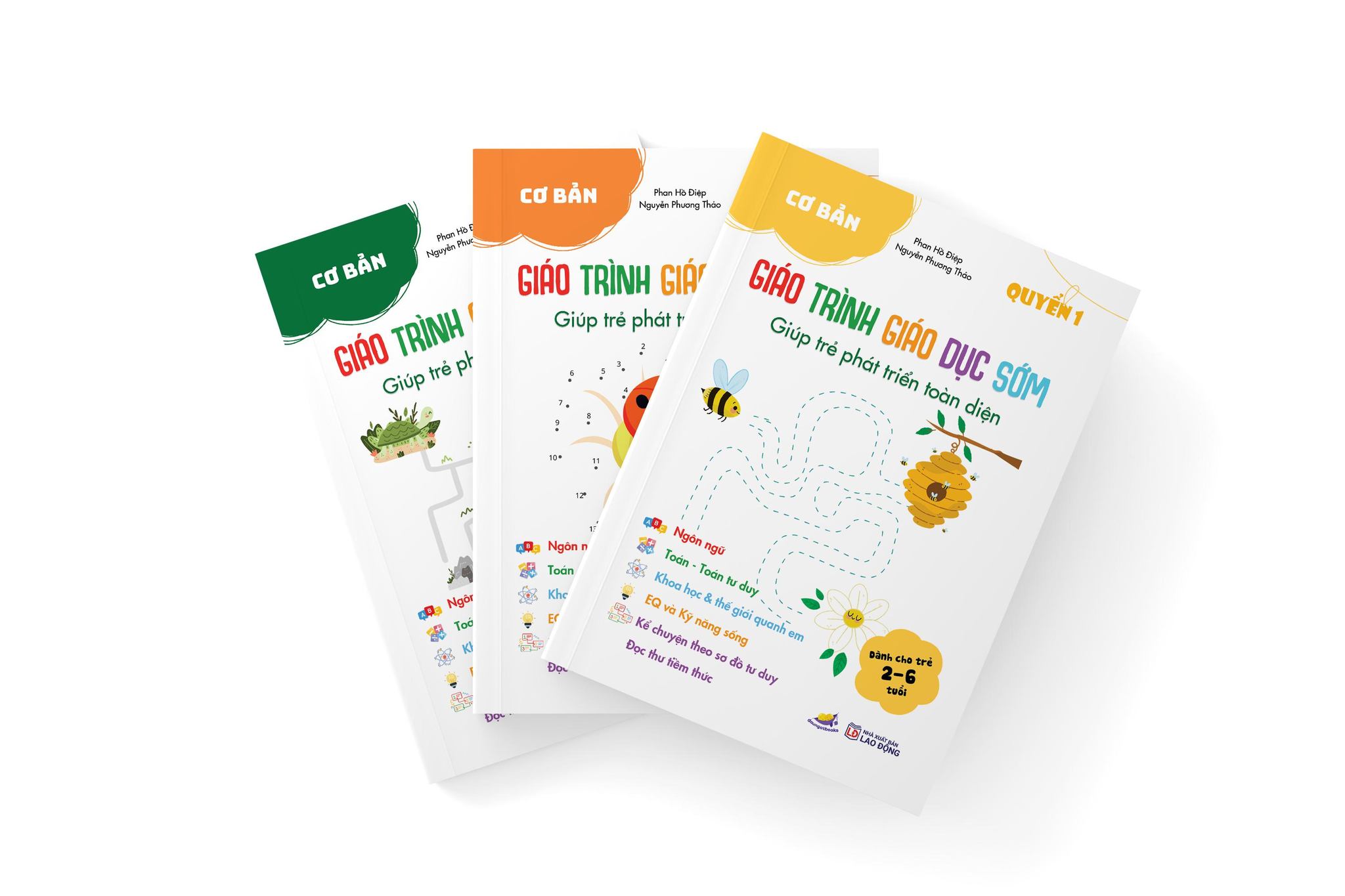 Bộ sách : Giáo Trình Giáo Dục Sớm ,Giúp Trẻ Phát Triển Toàn Diện - cô Phan Hồ Điệp (SP chính hãng)