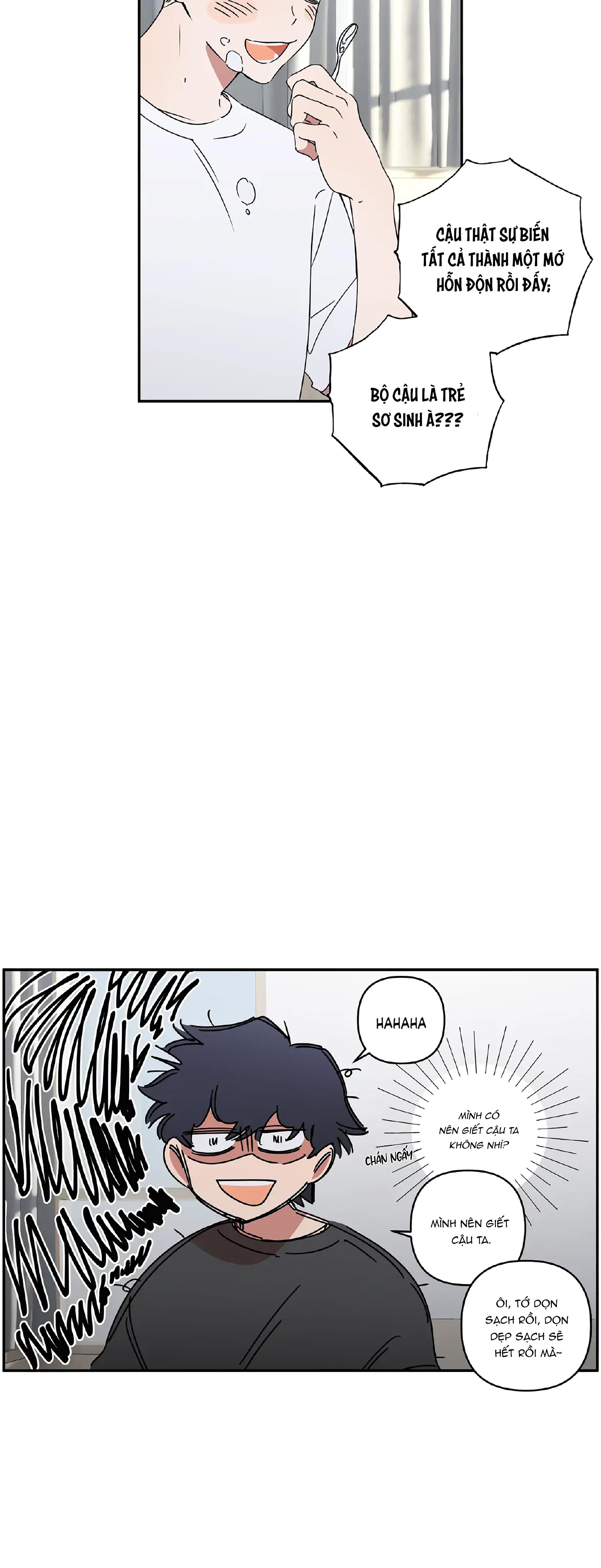 giấu kĩ vào, đừng để tớ nhìn thấy cái xx của cậu! chapter 1 12