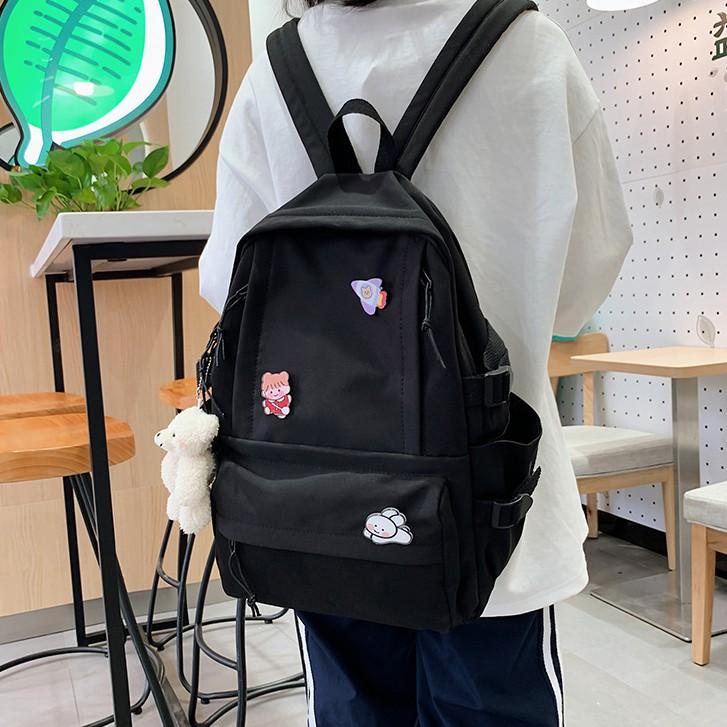 Balo ULZZANG, balo thời trang- BL217, nhiều ngăn, vải chống thấm nước,trẻ trung năng động