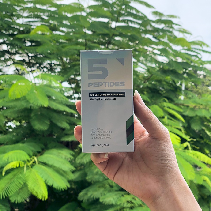 Tinh Chất Dưỡng Tóc- Five Peptides - Chiết Xuất Cải Xoong- Dưỡng Ẩm Da Đầu- Bảo Vệ Tóc và Ngăn Ngừa Gãy Rụng - Homisilk