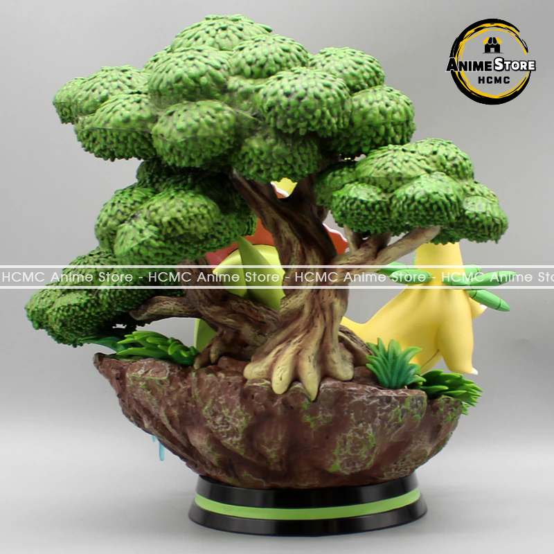 Mô hình Pokemon tiến hóa Chikorita - Bayleef - Meganium có led cực ngầu