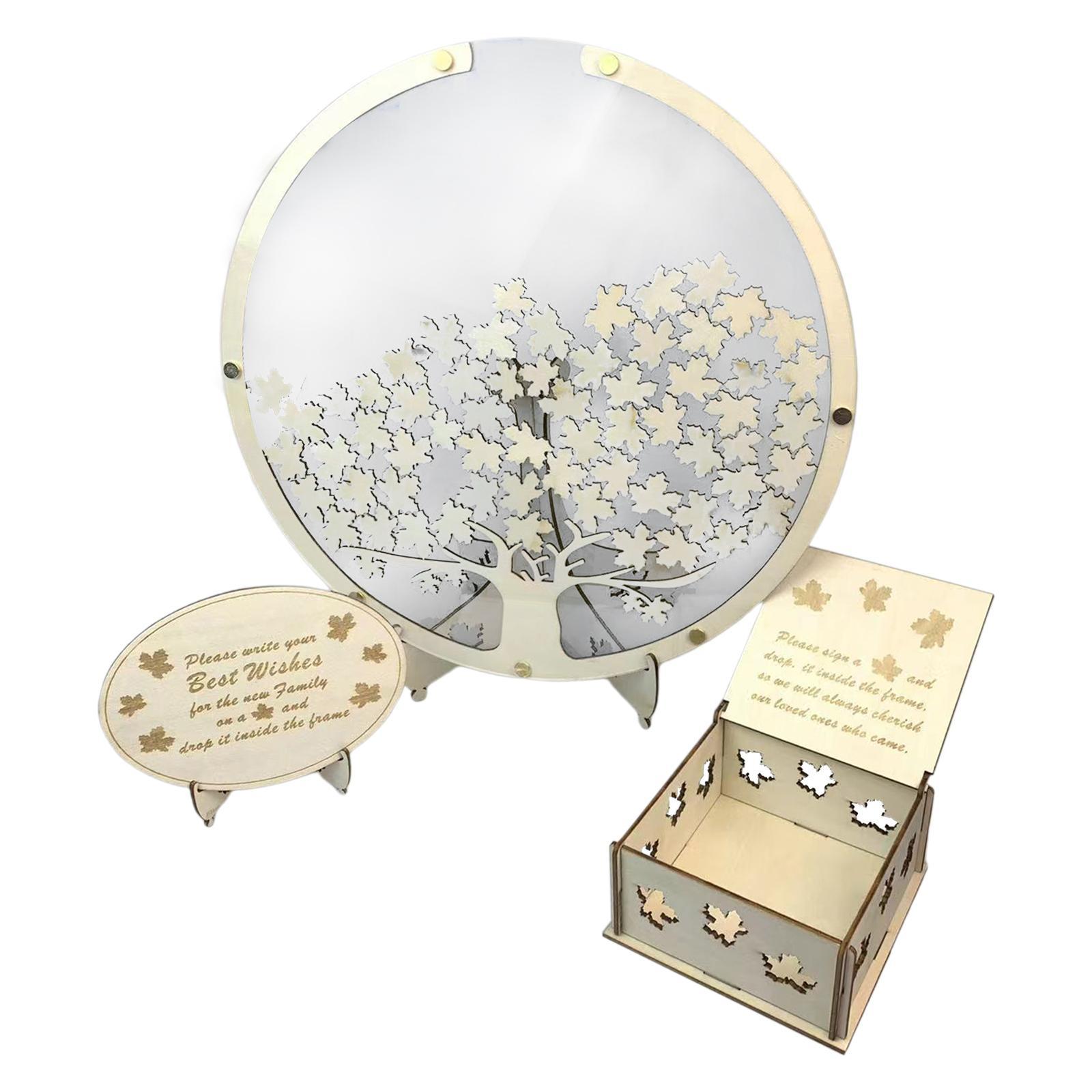 Wedding Guest Book Transparent for Wedding Reception Anniversary Baby Shower