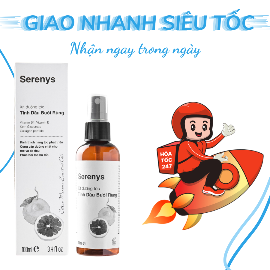 Nước dưỡng tinh dầu bưởi Serenys kích thích mọc tóc