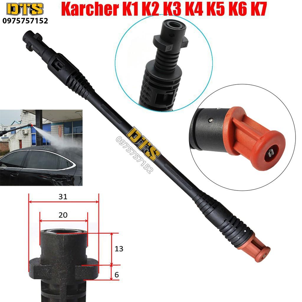 Đầu phun chỉnh góc xoay 360 độ, kiêm béc phun cho máy rửa xe cao áp Karcher K1, K2 - K7, xịt gầm xe, nóc xe ô tô