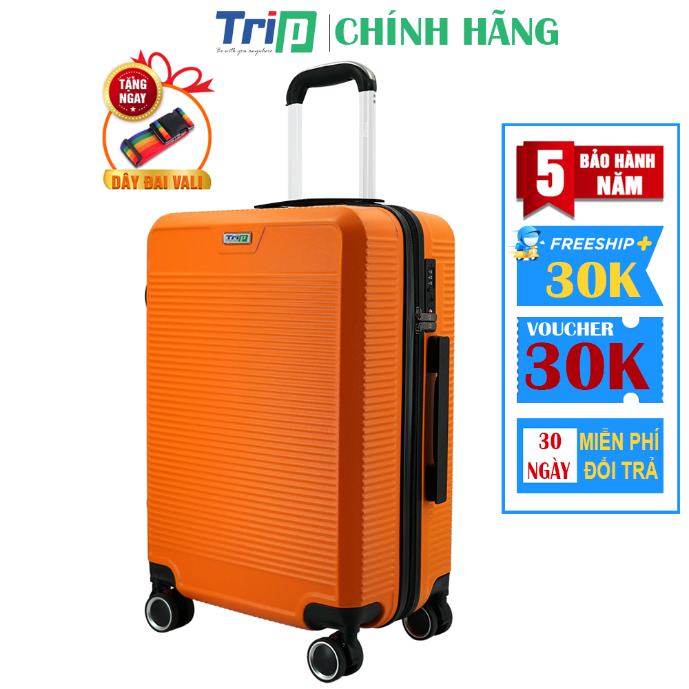 Vali kéo TRIP P808 nhựa PC/ABS - Bảo Hành 5 năm