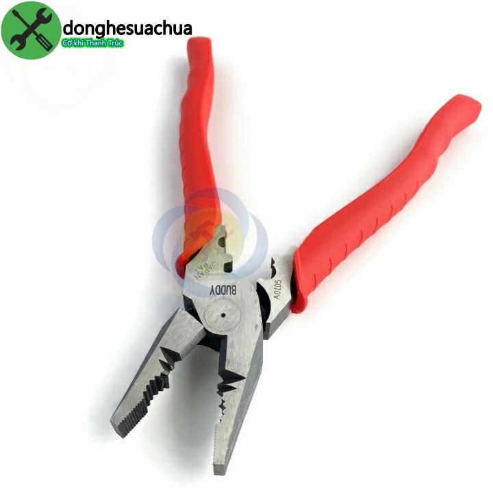 Kềm điện BUDDY A0105 cắt , tuốt , bấm cos
