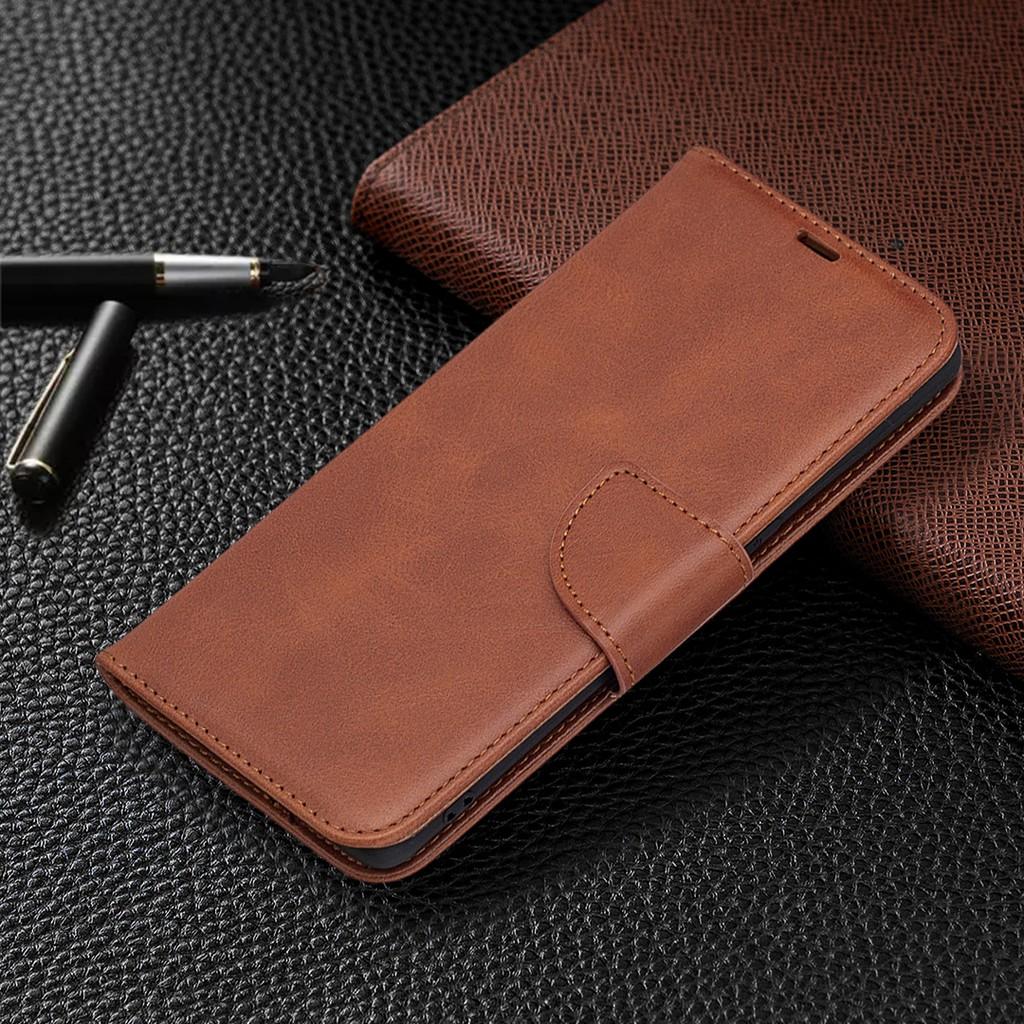 Ốp lưng da ví gập cho Oppo Reno4 Reno3 Pro Find X2 Pro Find X2 Neo Find X2 Lite