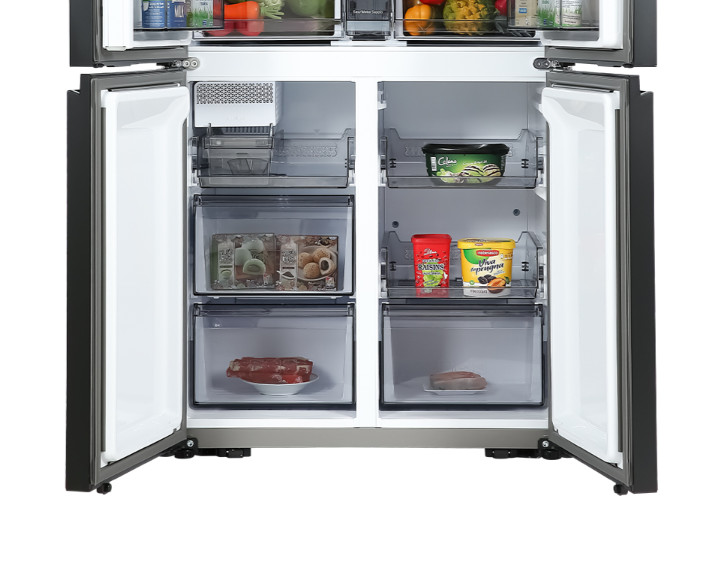 Tủ lạnh Samsung Inverter 599 lít Multi Door Bespoke RF60A91R177/SV - Hàng chính hãng - Chỉ giao Hà Nội