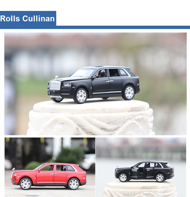 Xe mô hình hợp kim Rolls Cullinan tỉ lệ 1:28 sang trọng đẳng cấp