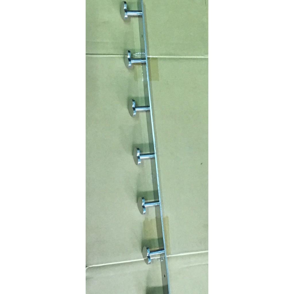 MÓC TREO HÌNH TRÁI TIM INOX 304 dài 80cm ,6-6 móc