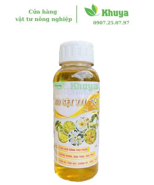 Phân bón vi lượng Papaya Bo Sệt 777 500ml Tăng thụ phấn - Đậu trái - Sửa trái