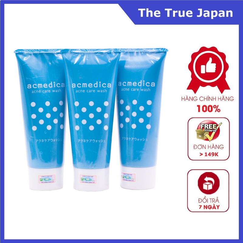 Sữa Rửa Mặt hỗ trợ Trị Mụn Naris Cosmetic Acmedica Acne Care Wash – Hàng Chính Hãng