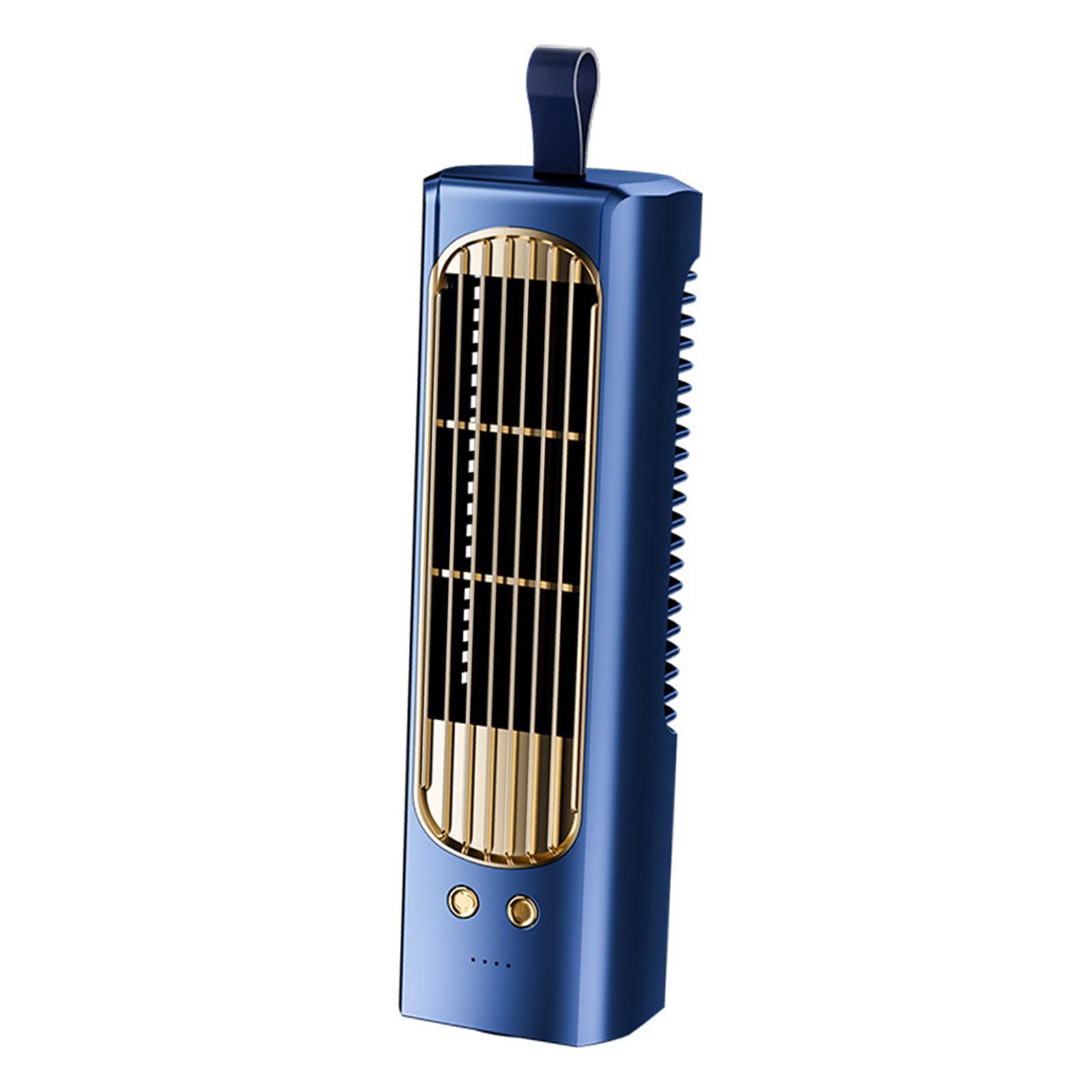 Desk Fan Personal Fan Portable Fan USB Rechargeable 3 Speeds Air Cooling Fan Bladeless Table Fan for Home Office Desktop
