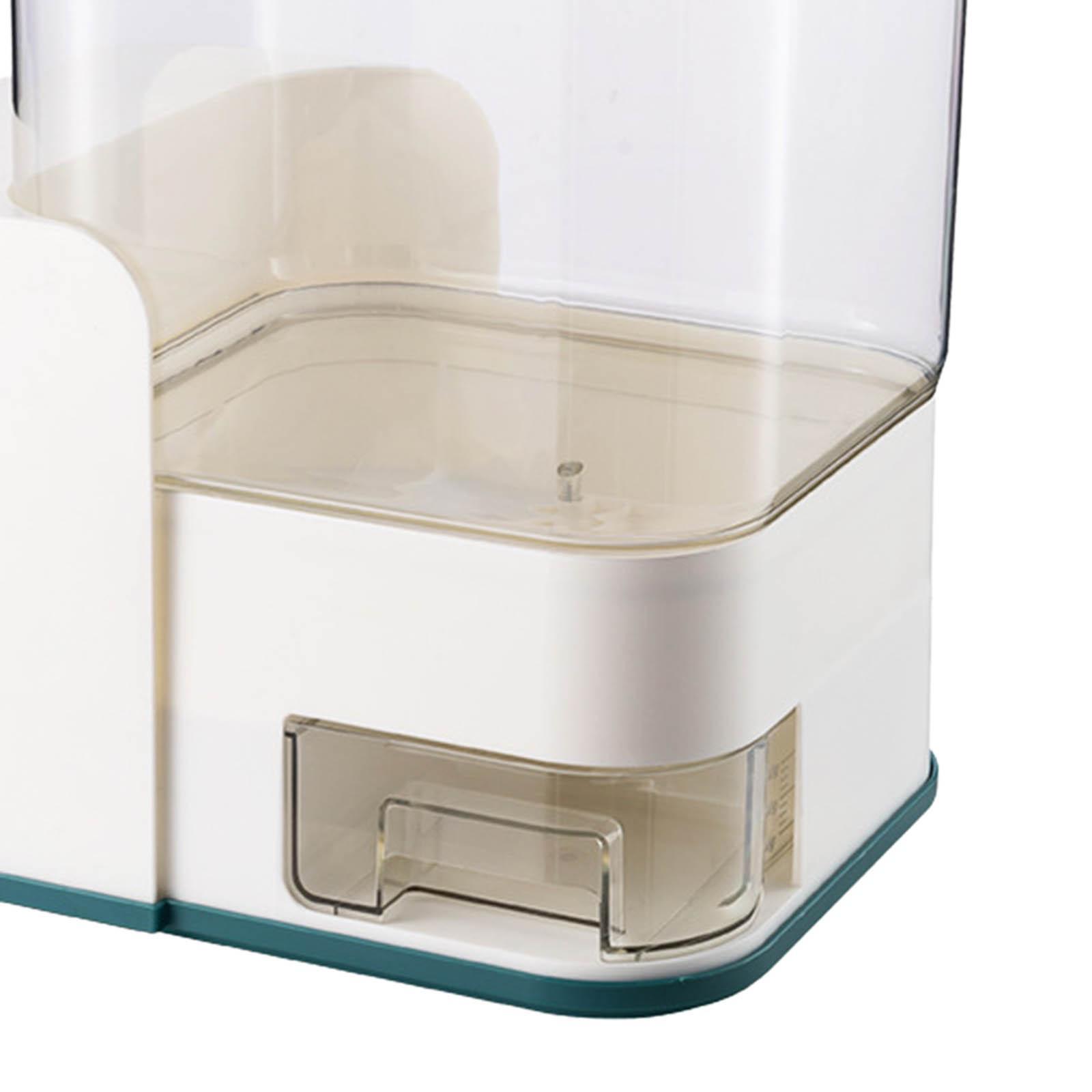 Storage Container Bucket 4Grid Sealed Whole Grain Storage Dispenser Grain