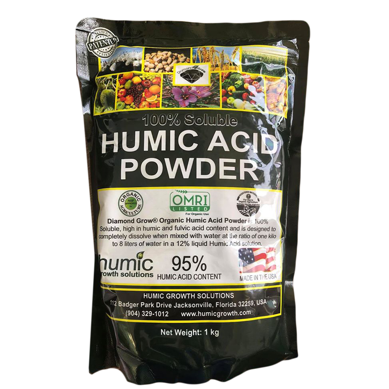 Phân bón sinh học Humic Acid Powder dạng bột Mỹ - Gói 1kg