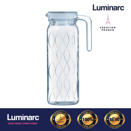 Bình Thuỷ Tinh Luminarc Dona Embossment Wave 1L - LUDOQ0433 