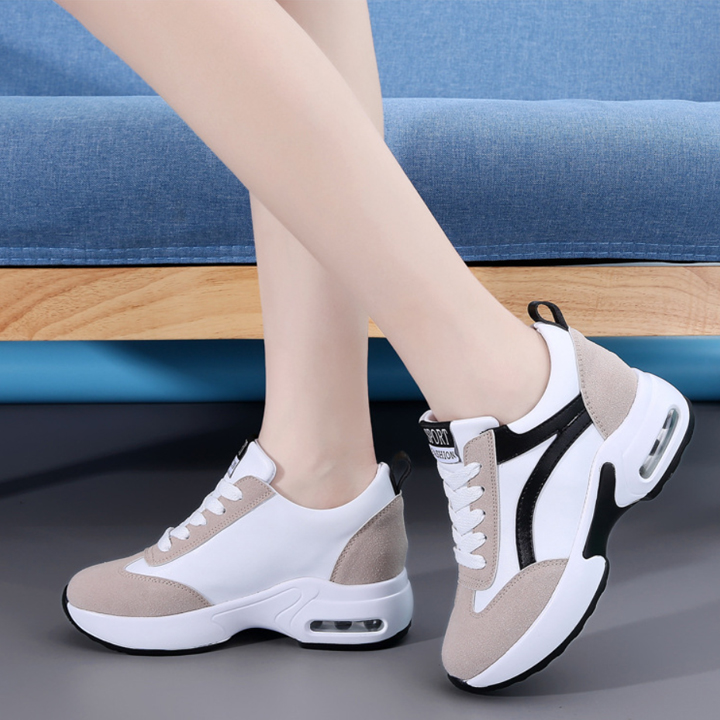 Giày sneakers 7cm da lộn PS399-1222