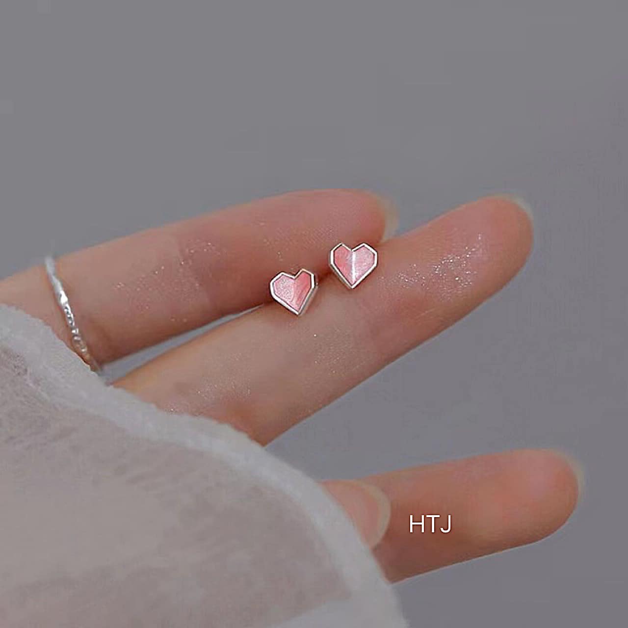 Bông tai bạc thời trang chất liệu bạc s925 MS58b