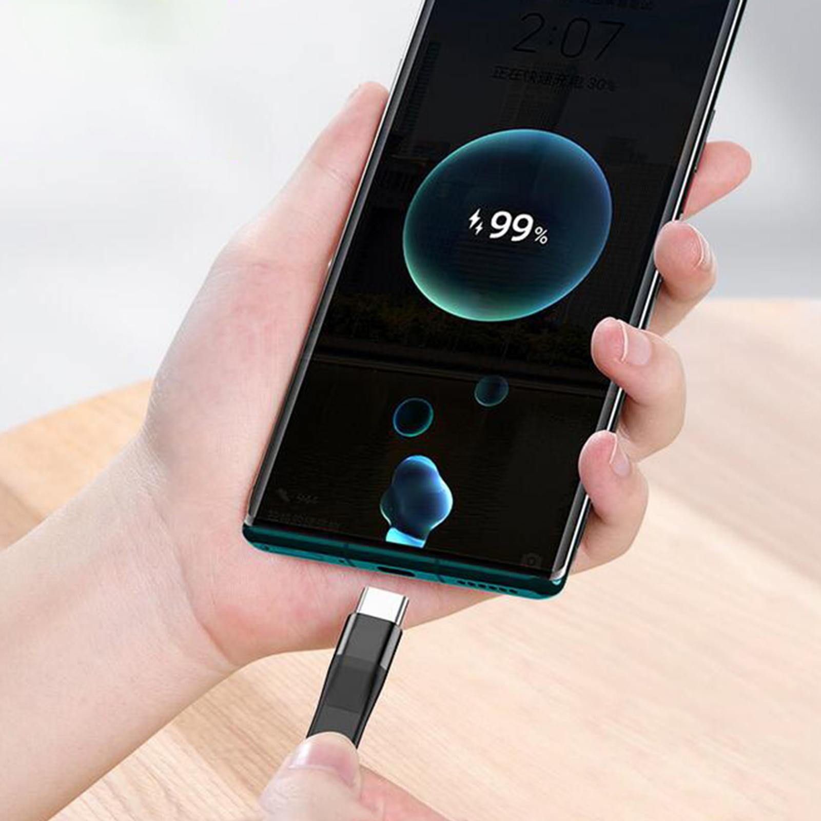 USB C to USB C Cable USB3.1 Short USB C Cable 100W 5A for Laptops