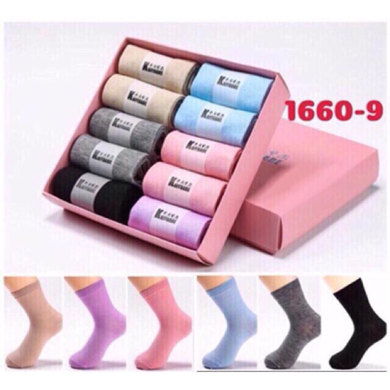 Hộp 10 đôi tất chống hôi chân hàng xuất Nhật