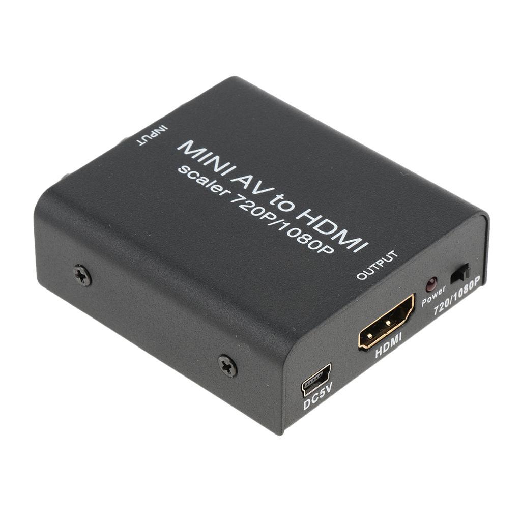 To AV 3RCA CVBS Composite Video Audio Converter Adapter For PS4 PC