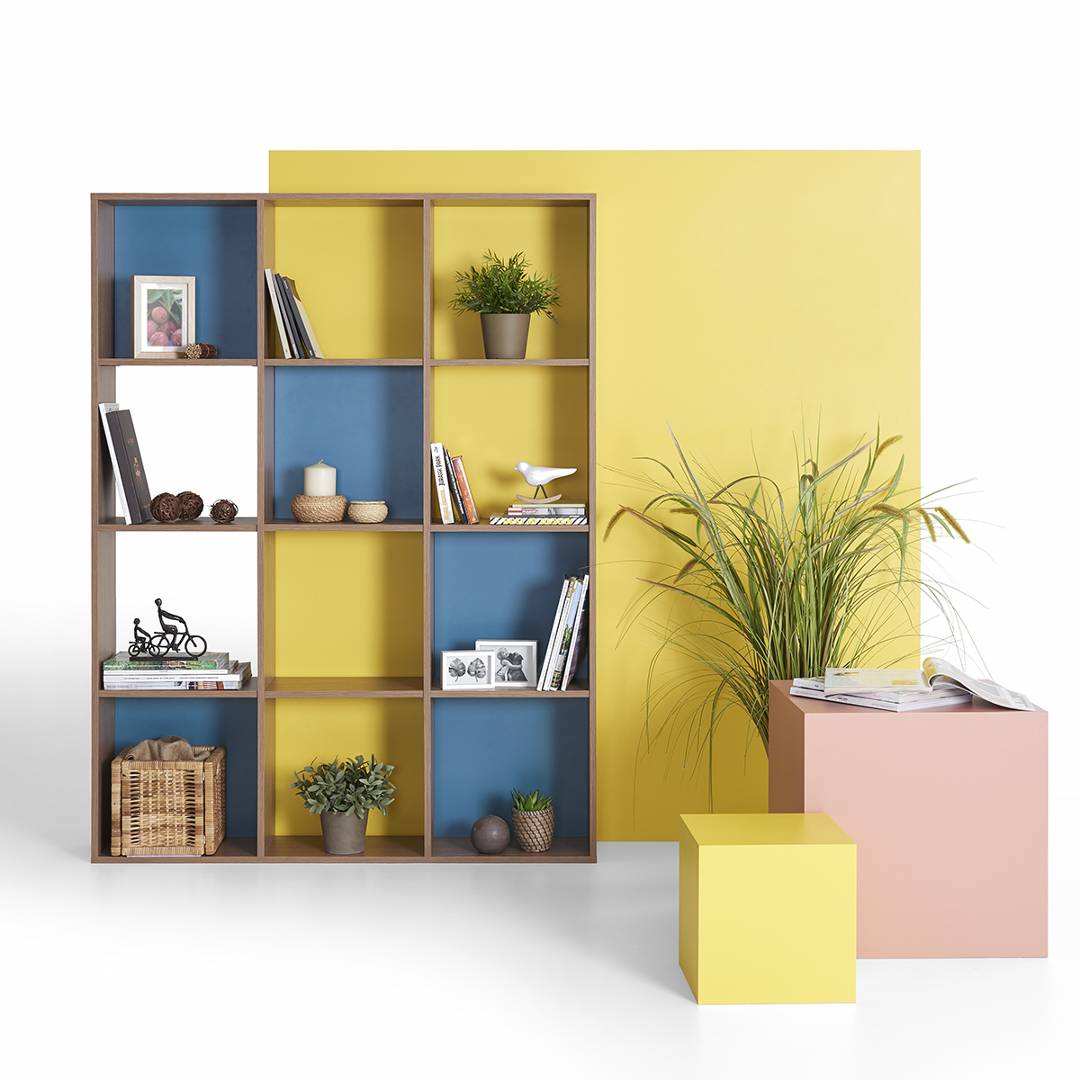 Giá sách bằng gỗ kết cấu chắc chắn SMLIFE Barnes
