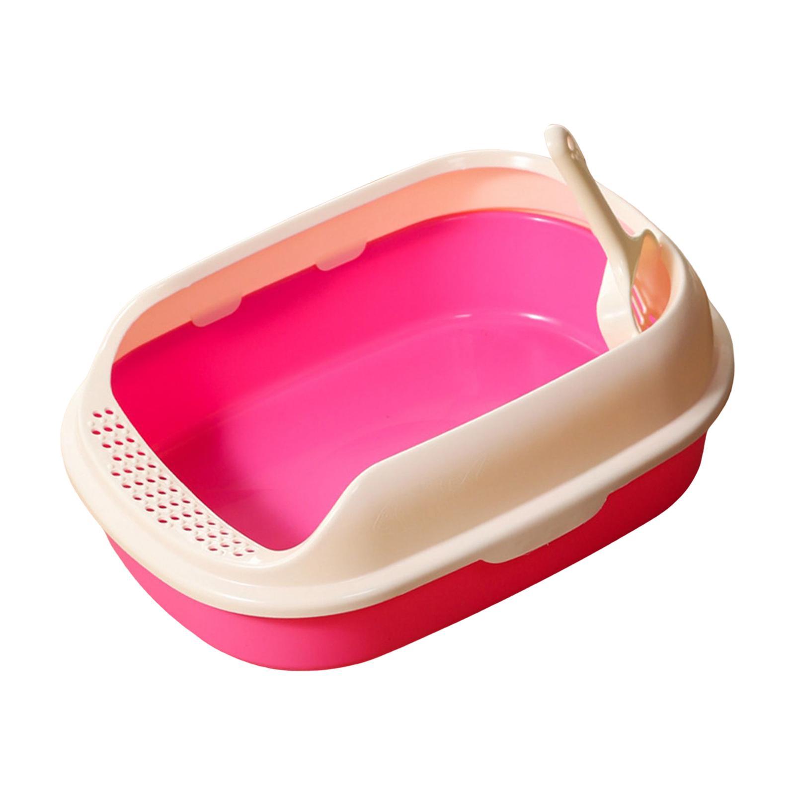Cat Litter Box Kitten Toilet Pet Litter Tray Bedpan Cat Litter Container