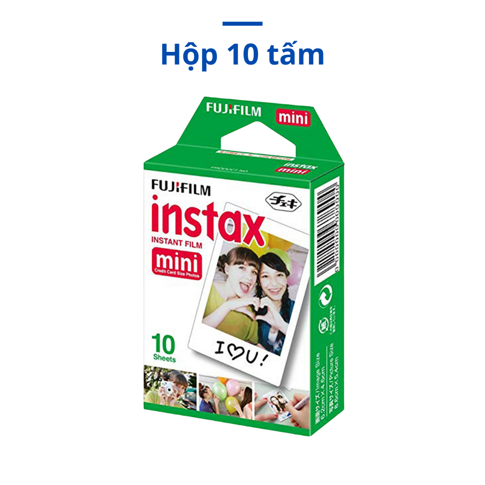 Film Instax Mini - Giấy in ảnh cho máy chụp ảnh lấy liền Instax Mini - Hàng Chính Hãng