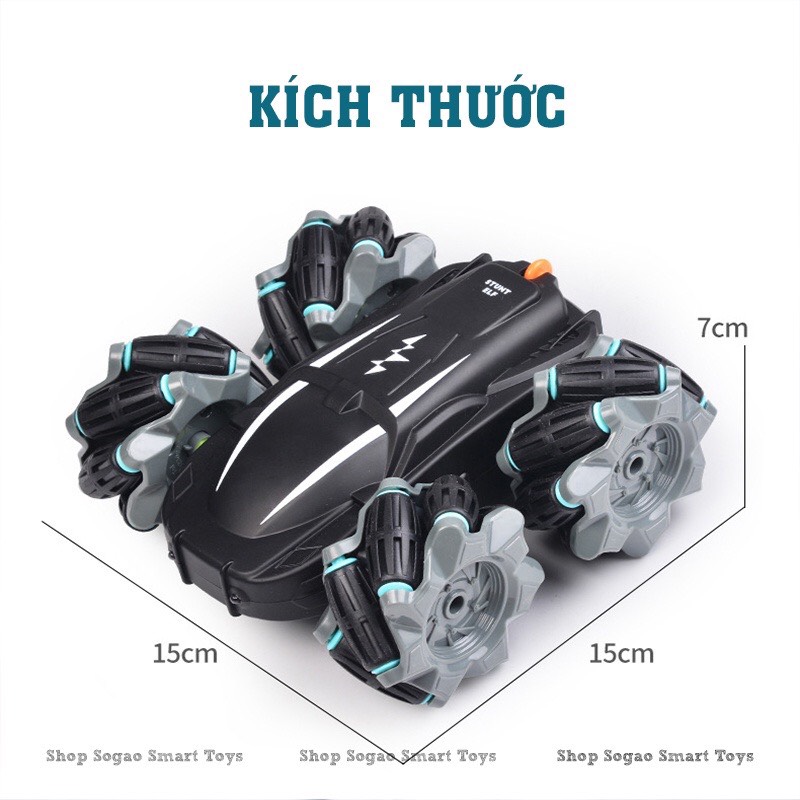 Xe Ô TÔ điều khiển từ xa Stunt Car 360 độ