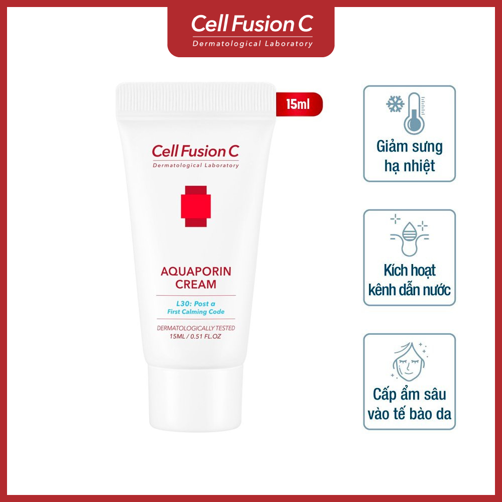 Kem Dưỡng Cấp Ẩm Và Làm Dịu Da Khẩn Cấp Cell Fusion C Aquaporin Cream