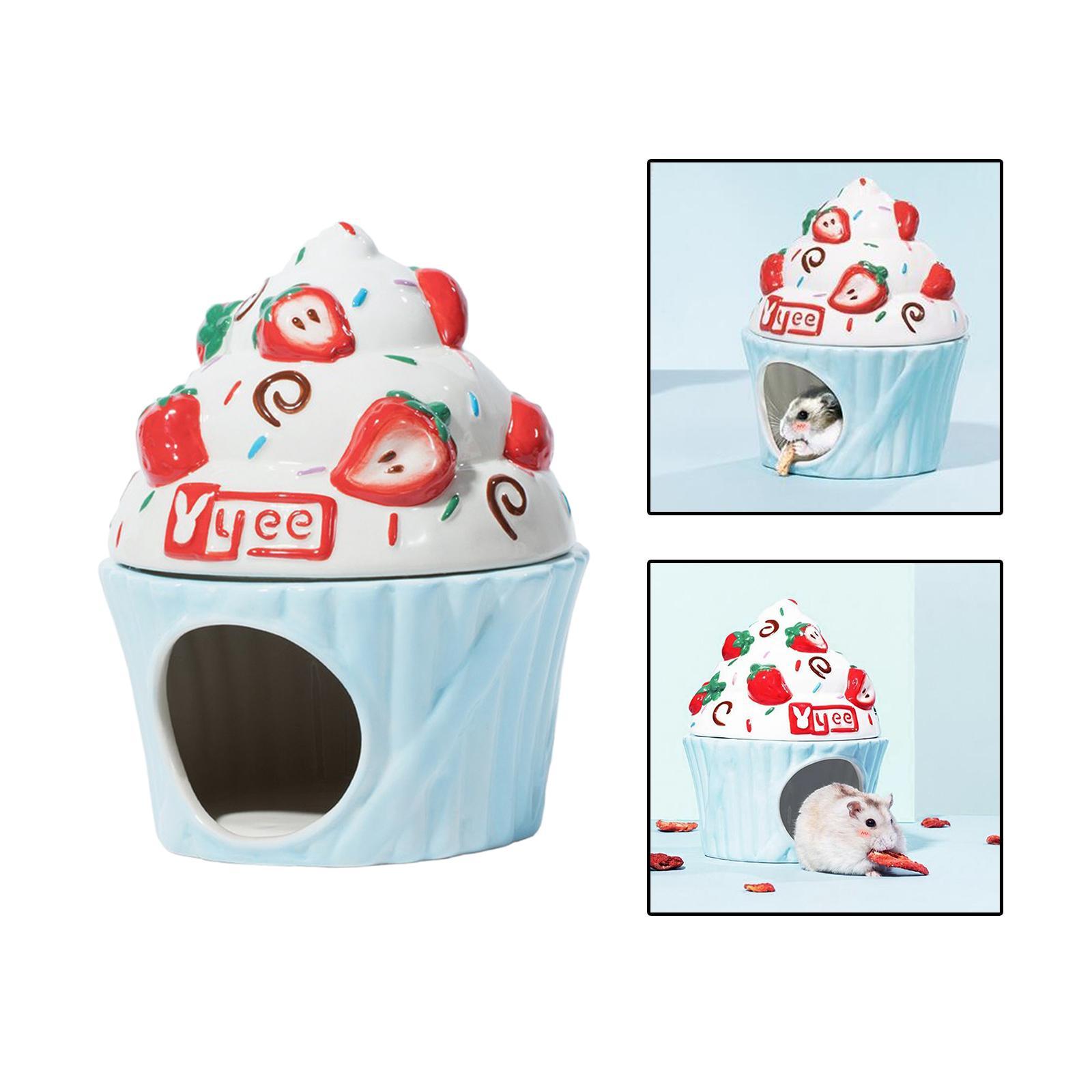 Hamster Houses Hideout Hut Habitat Hedgehogs Indoor Outdoor Ceramic Cave Bed