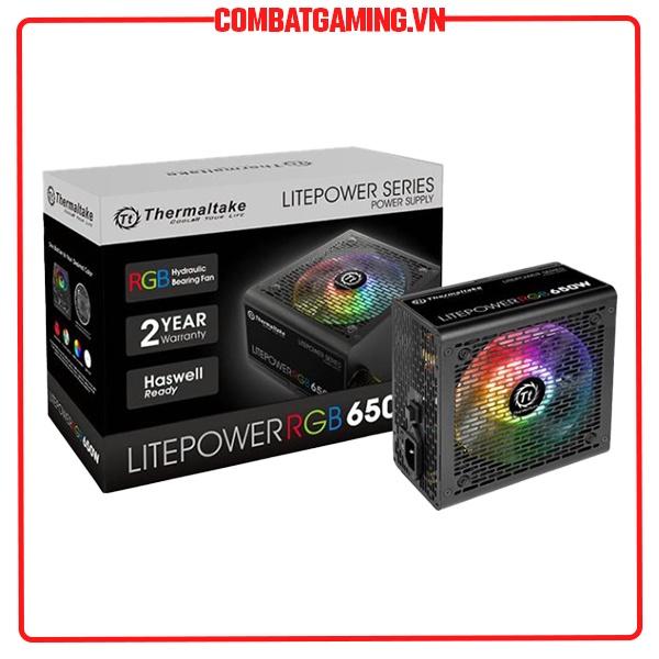 Nguồn Thermaltake Litepower RGB 650W - Hàng Chính Hãng