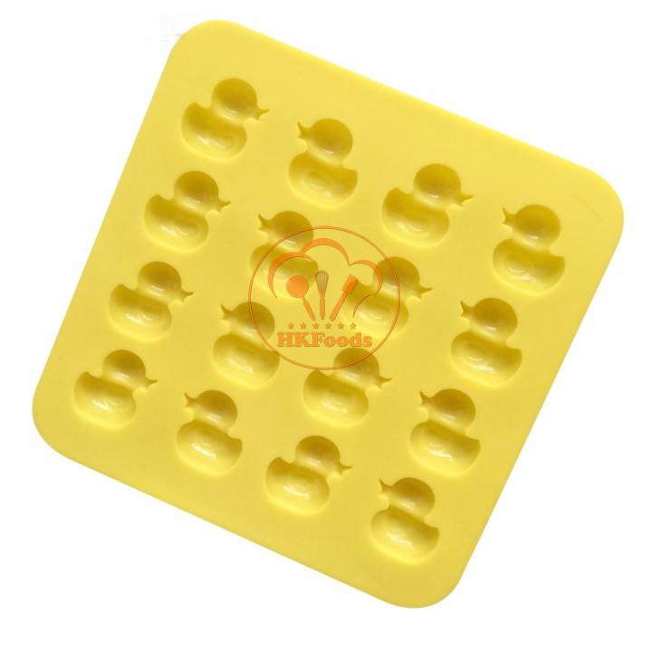 Khuôn Silicon làm thạch rau câu, chocolate, làm bánh 16 Vịt Nhí
