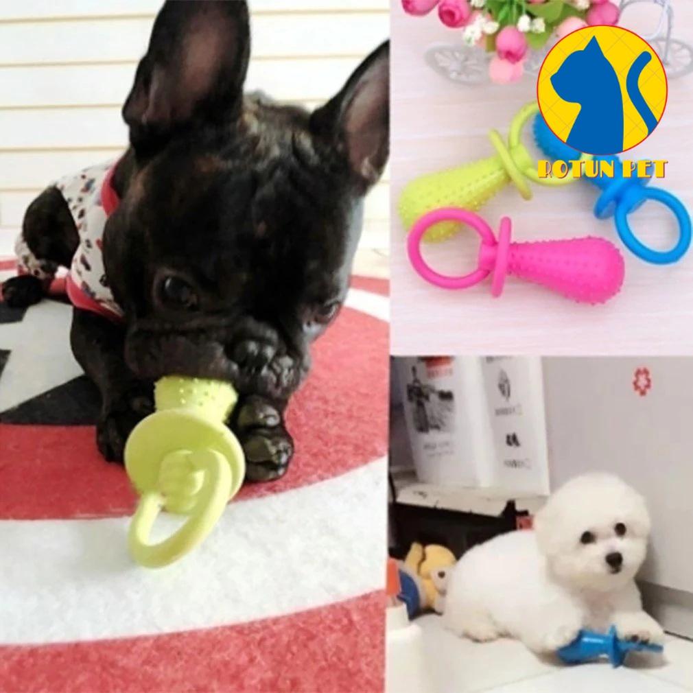 Đồ chơi gặm dành cho chó, núm gặm phát ra tiếng kêu