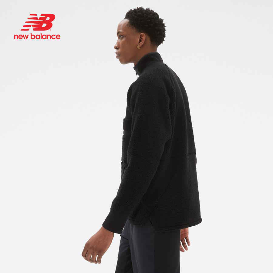 Áo thun tay dài thể thao nam New Balance APP RUNNING LONG SLEEVES T-SHIRT M BLACK - MT23285BK (form quốc tế)