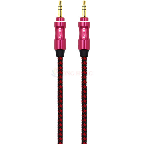 Cáp AV nối dài 3.5mm dây dù Philips Audio Cable SWA6234B - Hàng chính hãng