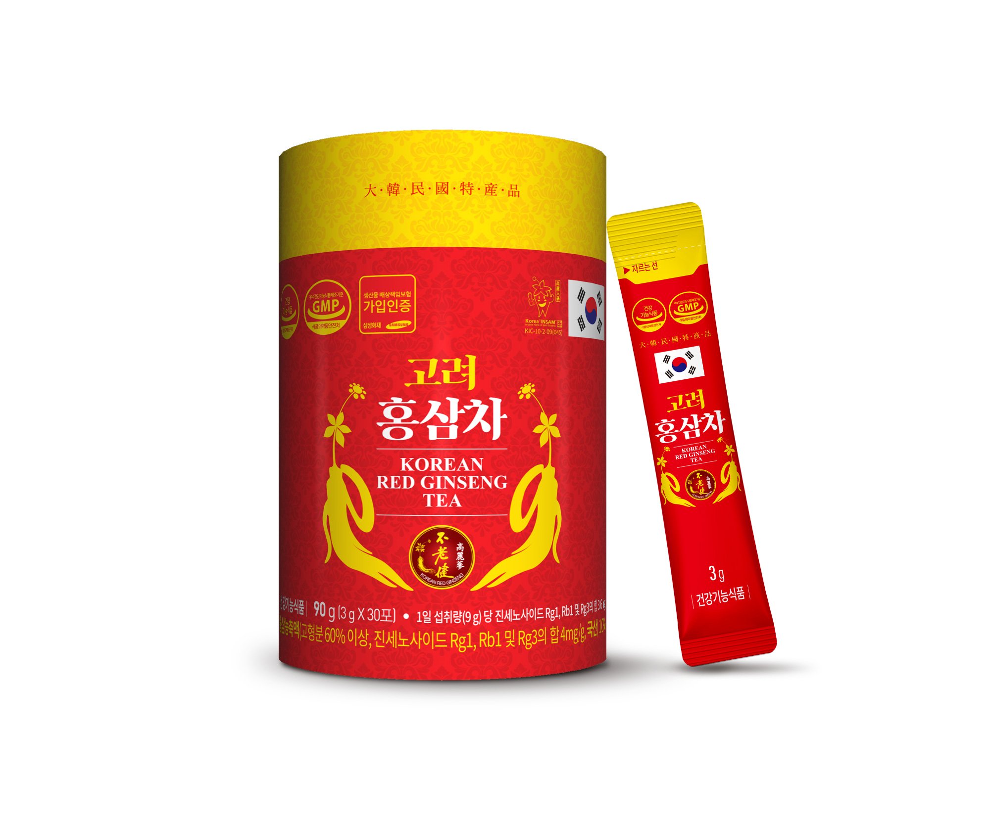 Trà Hồng Sâm Hàn Quốc – Korean Red Ginseng Tea (dạng hộp 30 gói)