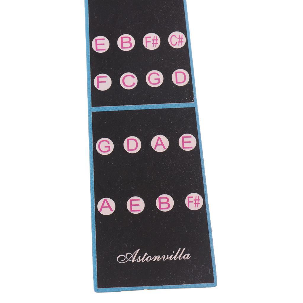 2- 1 Violin Fiddle Fingerboard Intonation Chart Stickers Fingering Labels