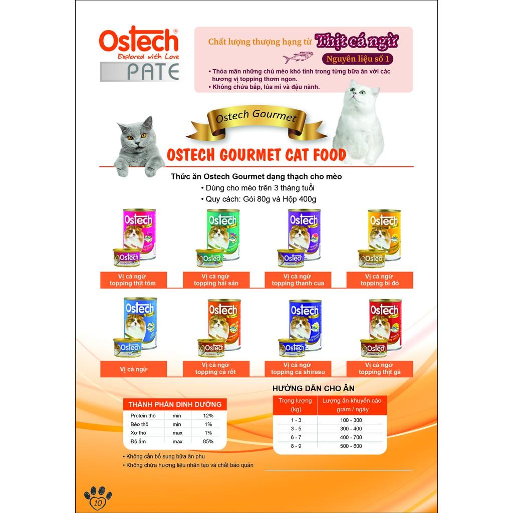 Pate cho mèo Ostech Gourmet Cat Food 400g