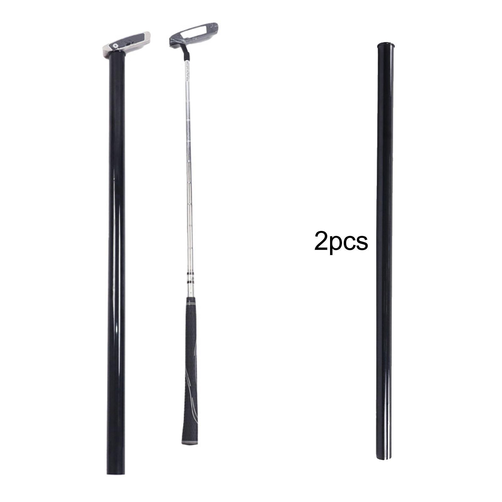 2 Pieces Golf Club Tube Bag Tubes Training Equipment Durable Lightweight Protection Portable Golf Accessories Gift Organizer Golf Tubes