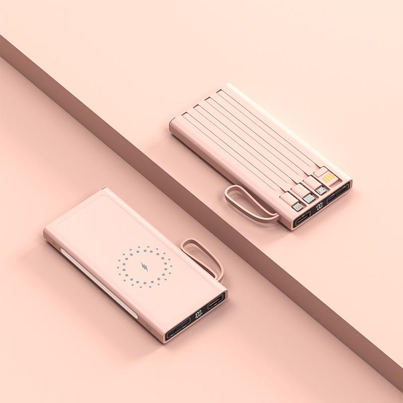 Đảm bảo chất lượng di động mới siêu mỏng khép kín sạc không dây kho báu 20000 mAh dung lượng lớn sạc nhanh năng lượng di động quà tặng