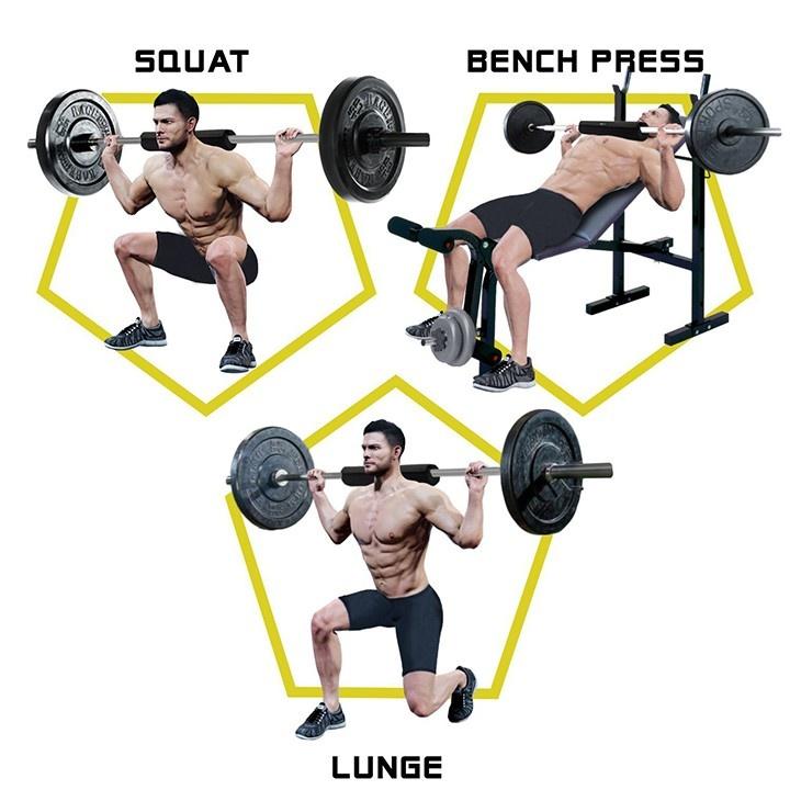 Đệm lót hỗ trợ gánh tạ squat, tập gym