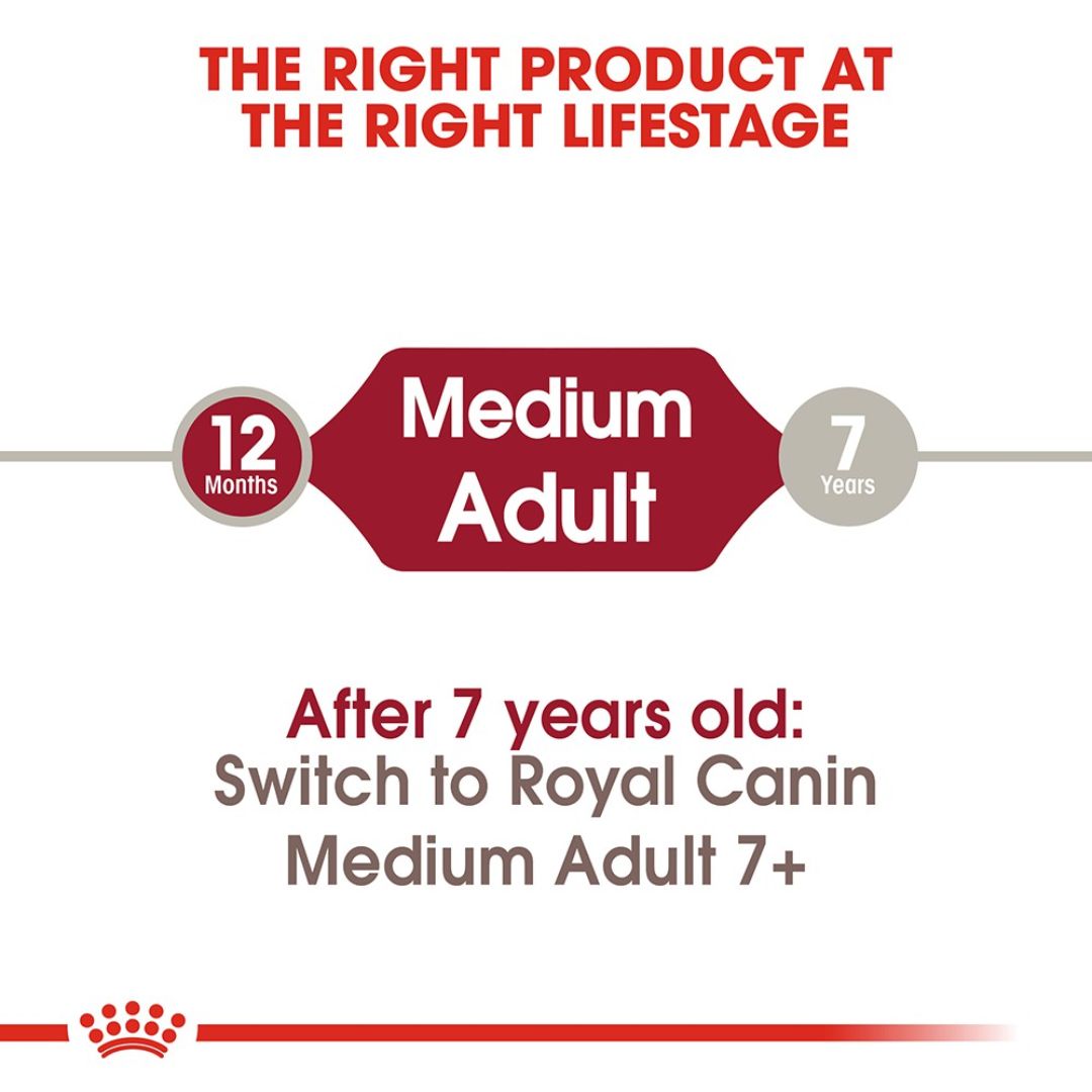 Thức Ăn Cho Chó Royal Canin Medium Adult 1Kg