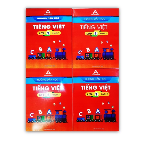 Sách - Combo 4 cuốn Hướng dẫn học tiếng việt lớp 1