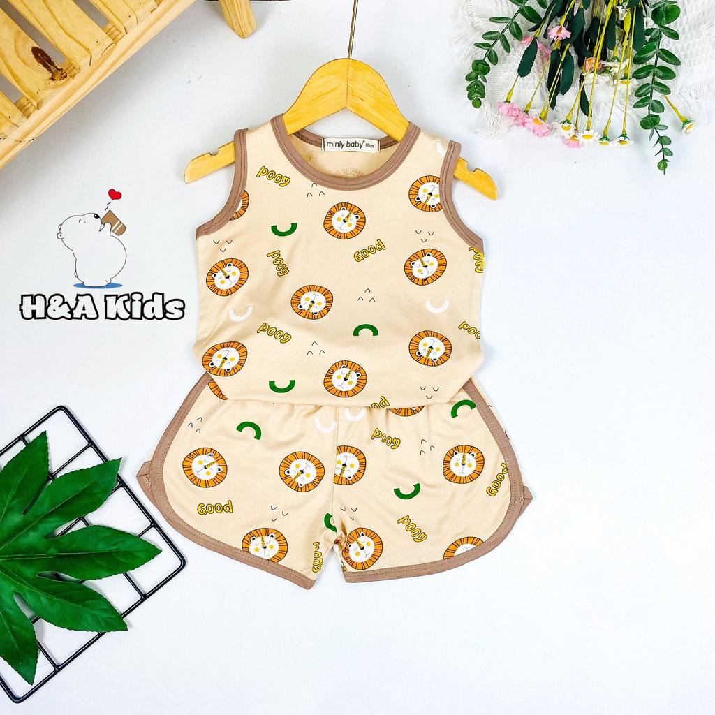 Bộ Ba lỗ thun lạnh in hình có SIZE ĐẠI cho bé trai bé gái từ 7-33kg - HÀNG CHUẨN LOẠI 1