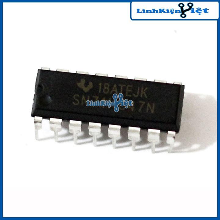 IC 74HC47 BCD to 7-Segment Decoder/Driver with Open-Collector Outputs