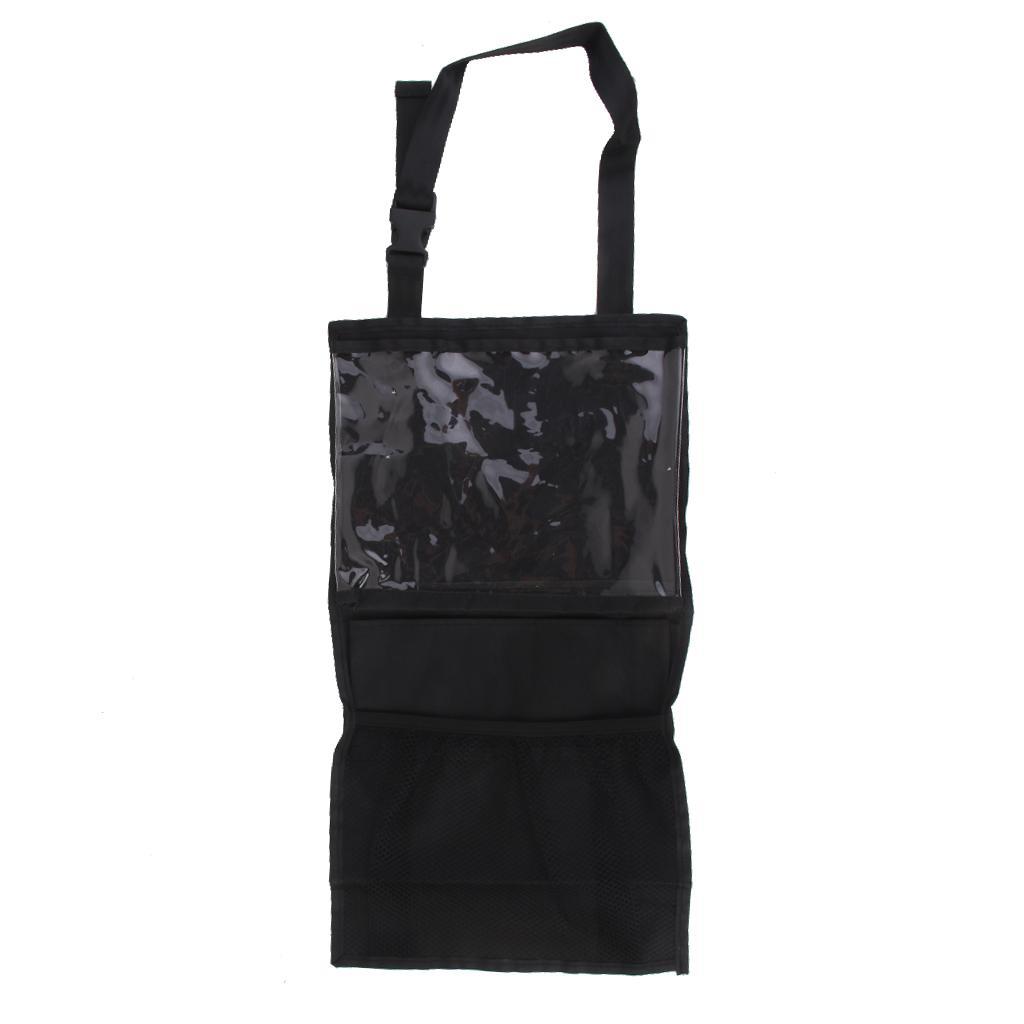 Kids Car Back Seat Ipad Hanging Bag Travel Storage Tablet Holder with Pocket