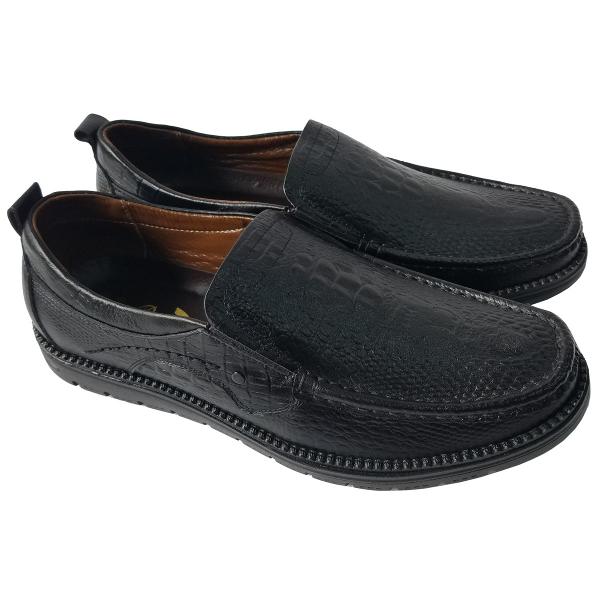 Giày Mọi Nam Da Bò Thật BIGGBEN Cao Cấp GM323