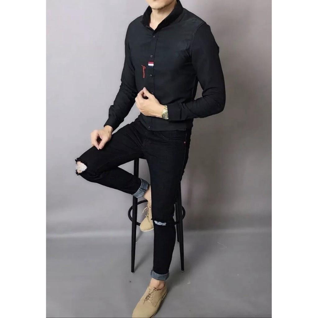 ÁO SƠ MI NAM NỮ LỤA ĐƠN GIẢN PHONG CÁCH CỰC NGẦU SIÊU PHÁ CÁCH CỦA ĐAM MÊ